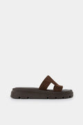 Παντόφλα Noelle Suede Καφέ