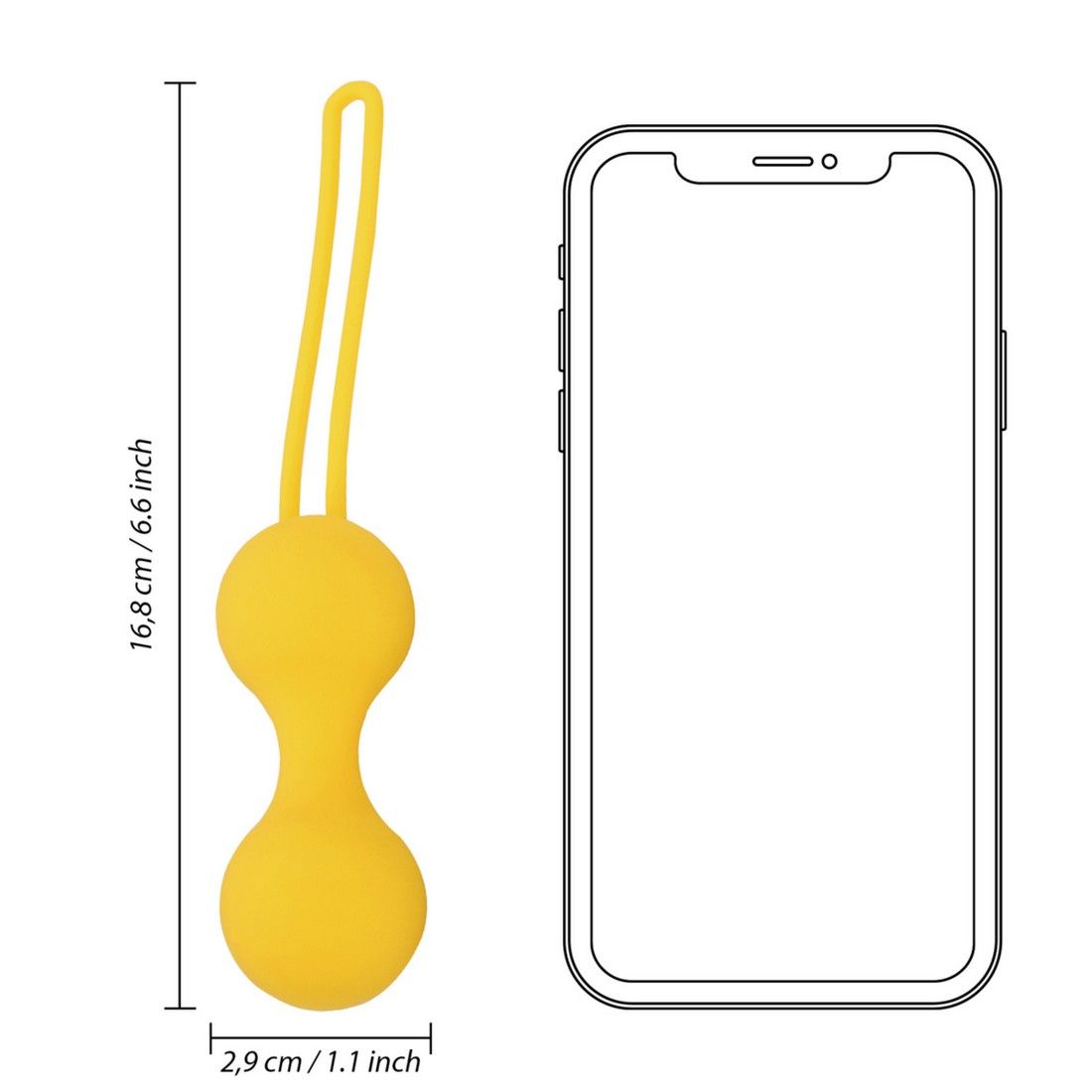 Loveline - Kegel Ball Set Lemonade Yellow | Shots