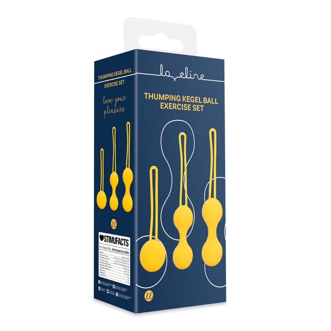 Loveline - Kegel Ball Set Lemonade Yellow | Shots