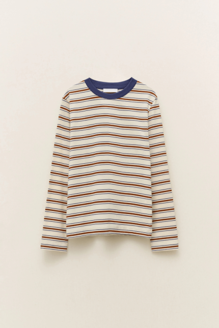 Lumina T-Shirt Ριγέ Cream