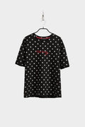 Lumina T-shirt Πουά Μαύρο