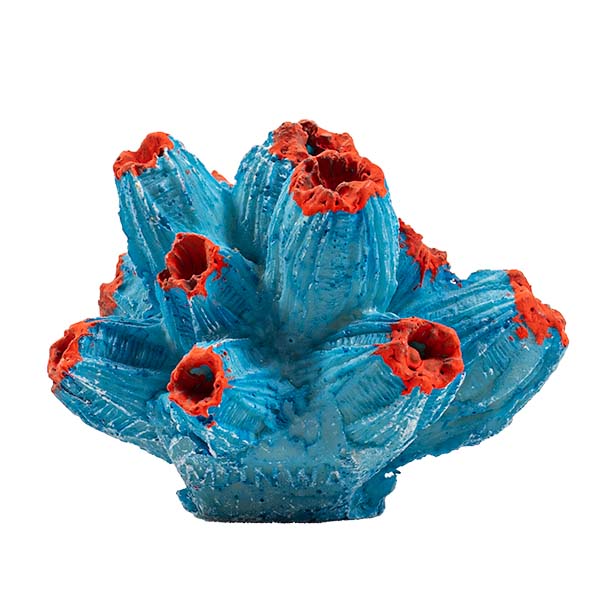 Petgreece Aquarium Decor - Κοράλι Mini Γαλάζιο-Κόκκινο 5cm