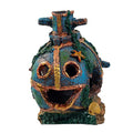 Petgreece Aquarium Decor "Happy Submarine" - Διακοσμητικό Ενυδρείου Υποβρύχιο 25x10x17cm