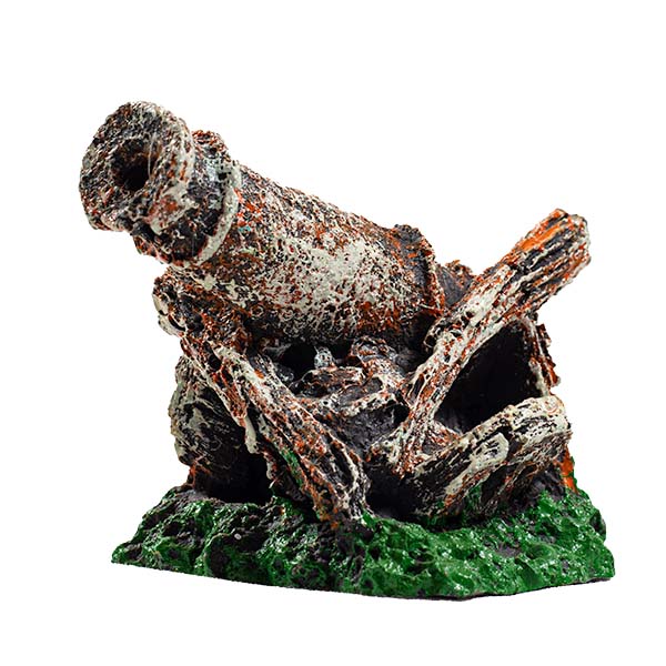 Petgreece Aquarium Decor - Διακοσμητικό Ενυδρείου Κανόνι 9x6x6cm