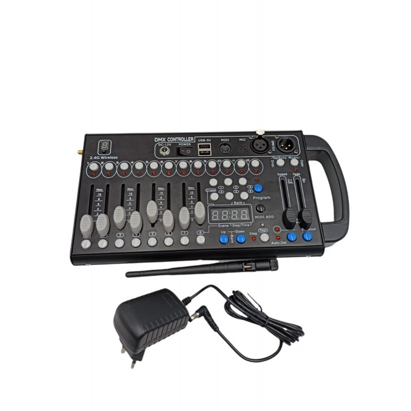MINI DMX CONTROLLER ΚΟΝΣΟΛΑ ΦΩΤΙΣΜΟΥ ΜΕ 192 ΚΑΝΑΛΙΑ KY006