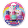 Unicorn - Nail Polish x3 &amp; 42 Stickers | Mini Me