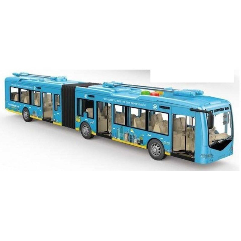 Martin Toys Λεωφορείο Διπλό Pull Back Μπλέ