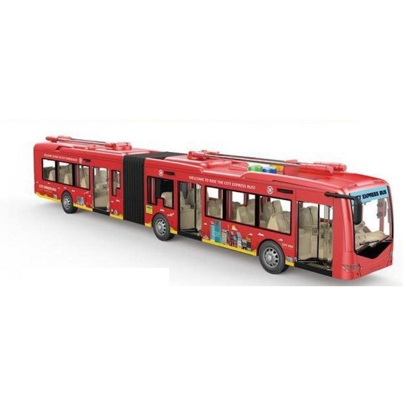Martin Toys Λεωφορείο Διπλό Pull Back Κόκκινο