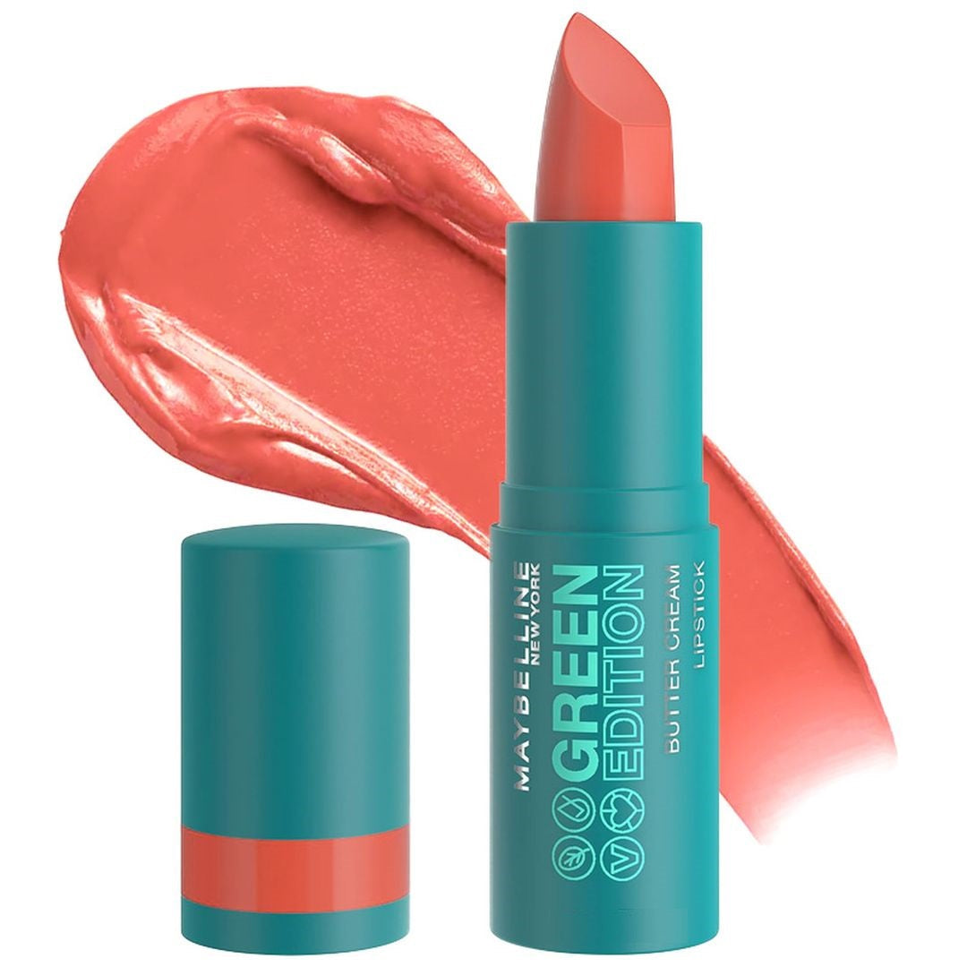 Maybelline | Green Edition Butter Cream Lipstick No 007 Garden (10g) | MAGEBCL007