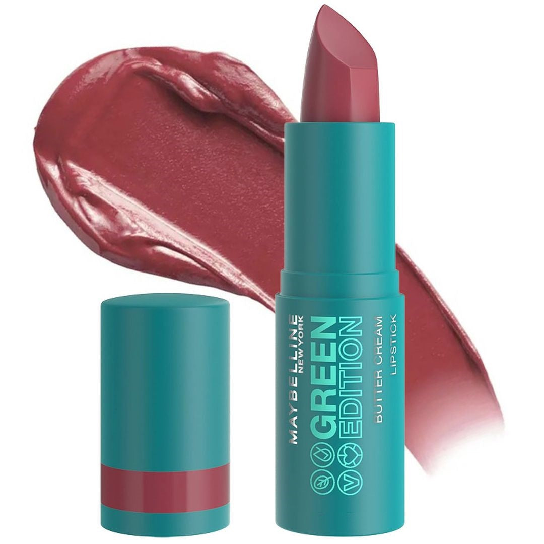 Maybelline | Green Edition Butter Cream Lipstick No 010 Lagoon (10g) | MAGEBCL010