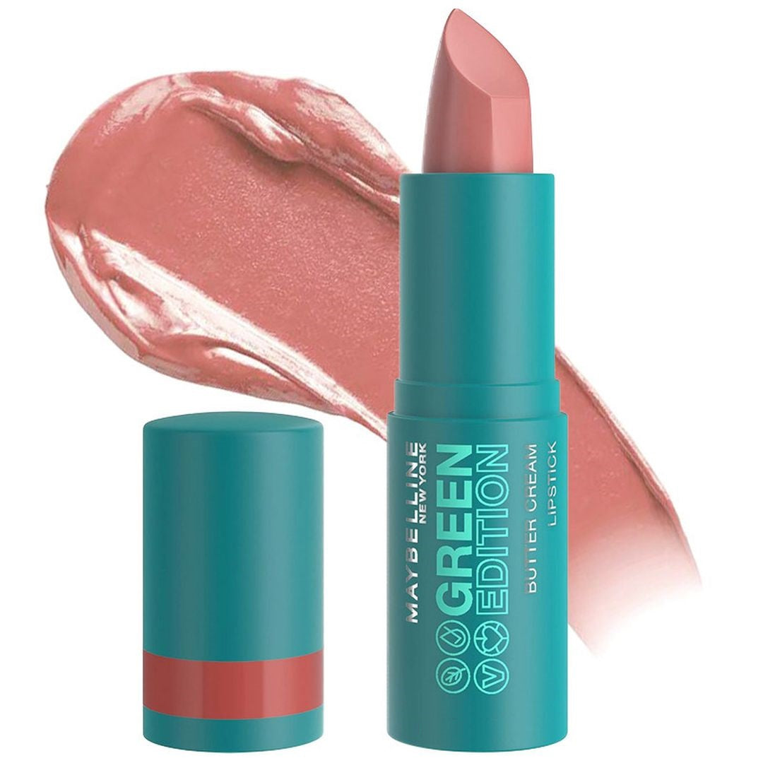 Maybelline | Green Edition Butter Cream Lipstick No 013 Shell (10g) | MAGEBCL013