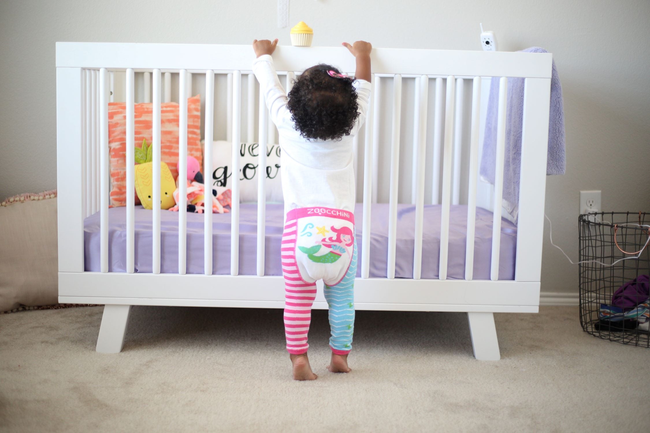 Zoocchini  Σετ Ρούχων για Μπουσούλισμα Grip+Easy Crawler Pants &amp; Socks Set "Γοργόνα"   ZOO12505
