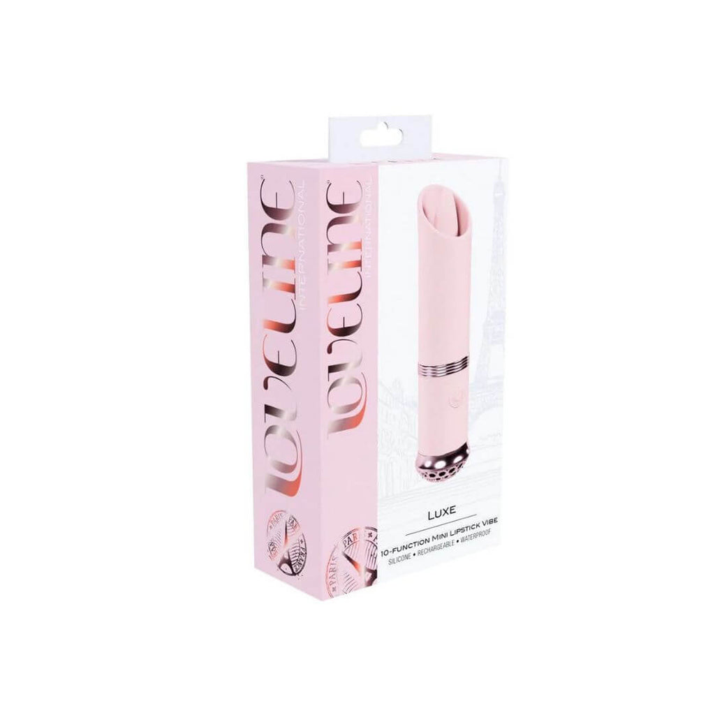 Loveline - 10 Function Luxe Mini Pink Lipstick Vibe | Shots