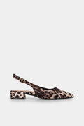 Μπαλαρίνα Filiana slingback Μυτερή Leopard