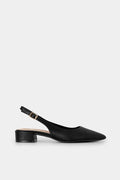 Μπαλαρίνα Filiana slingback Μυτερή Μαύρο