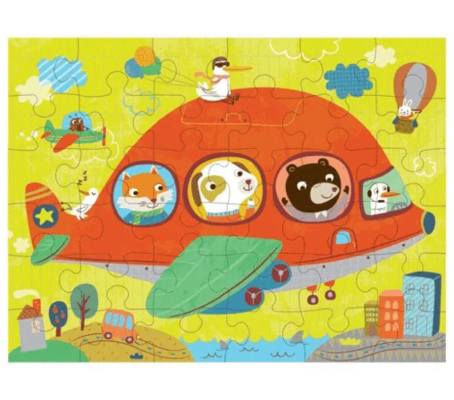 Mudpuppy Puzzle To Go - Airplane BER-45997