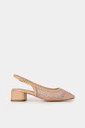 Mules Clair strass nude