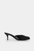 Muse Mules Peep-Toe Μαύρο