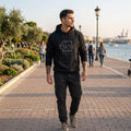 Premium Ανδρικό Φούτερ Με Κουκούλα "Think"- 100% Βαμβάκι  "New Mind"
