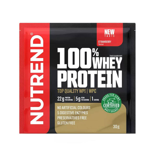 Nutrend 100% Whey Protein Φράουλα 30g
