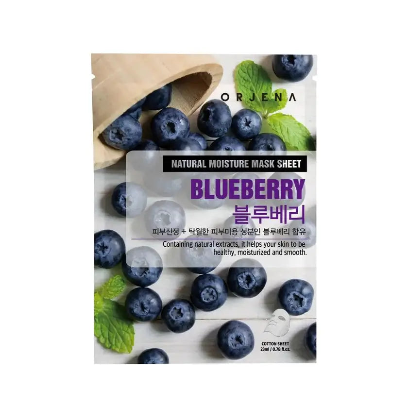 Natural Moisture Sheet Mask - Blueberry | Orjena