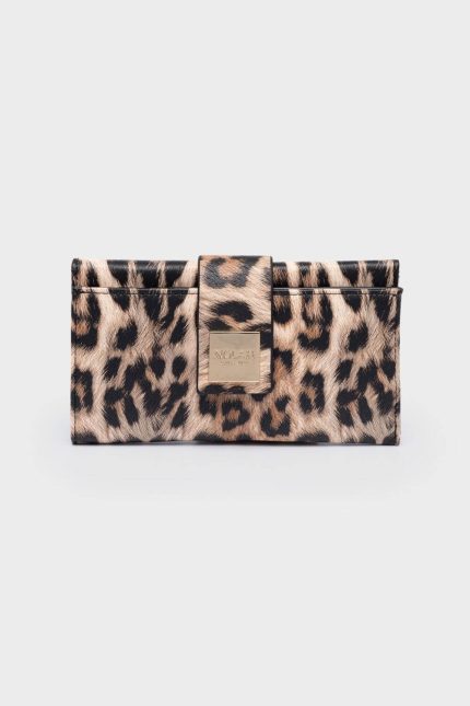 Nolah Πορτοφόλι MARIAH Brown Leopard Light Gold