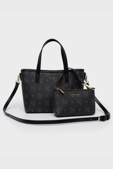 Nolah Τσάντα JENILDA Black Light Gold