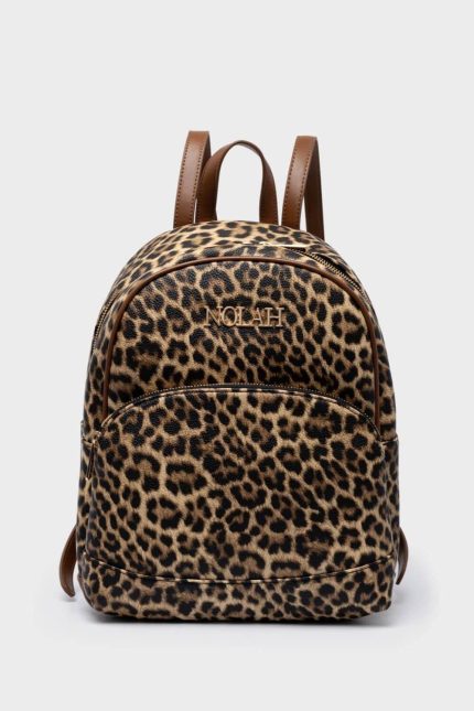 Nolah Τσάντα Jordan Brown Leopard
