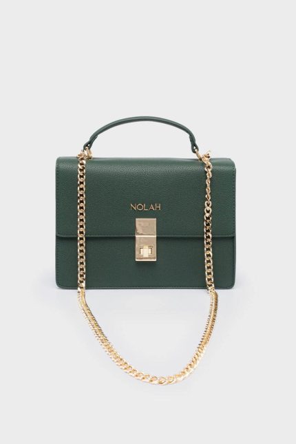 Nolah Τσάντα Sevile Dark Green Light Gold