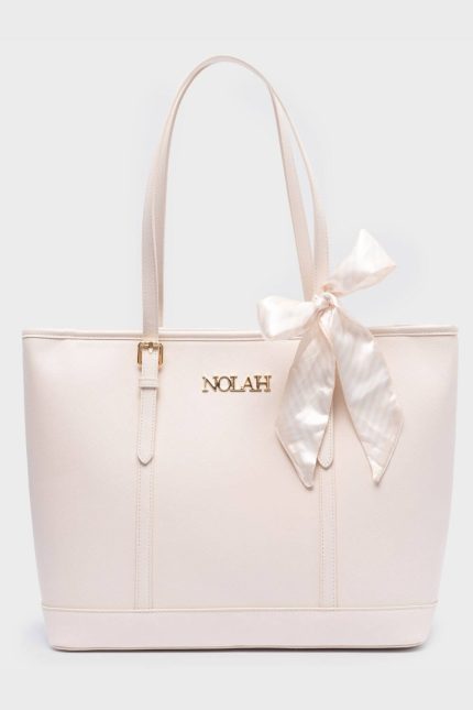 Nolah τσάντα Ella Ivory Light Gold