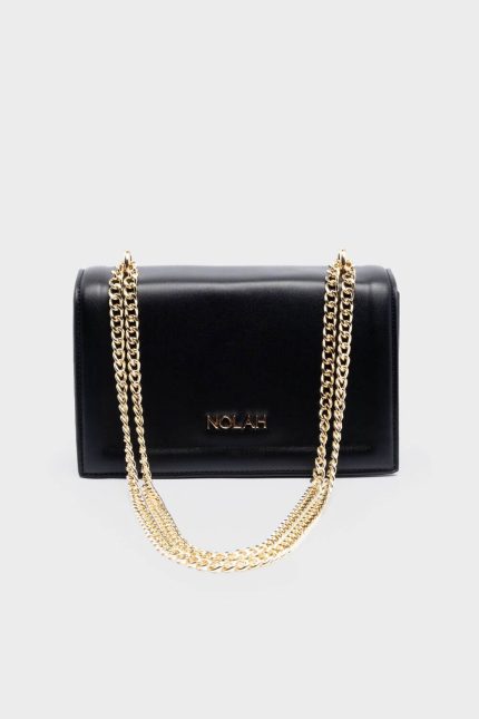 Nolah τσάντα Emelia Black Light Gold