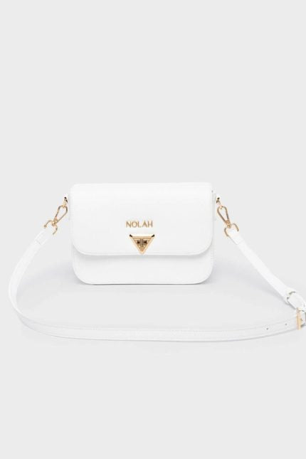 Nolah τσάντα Fiona White Light Gold