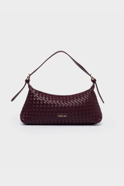 Nolah Τσάντα Gilda Burgundy Light Gold