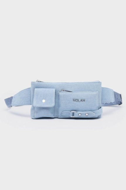 Nolah τσάντα Kensighton Denim Light Blue Silver