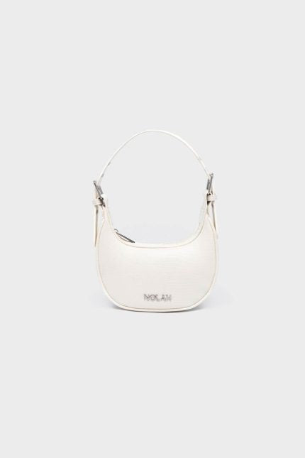 Nolah τσάντα Tiny Cream Silver