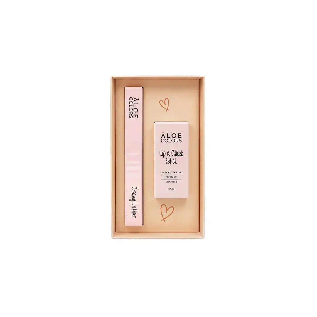 Nude Me - Lip & Cheek Combo Gift Box | Aloe+ Colors