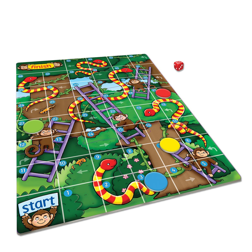 Orchard Toys Jungle Snakes &amp; Ladders Mini Game ORCH352