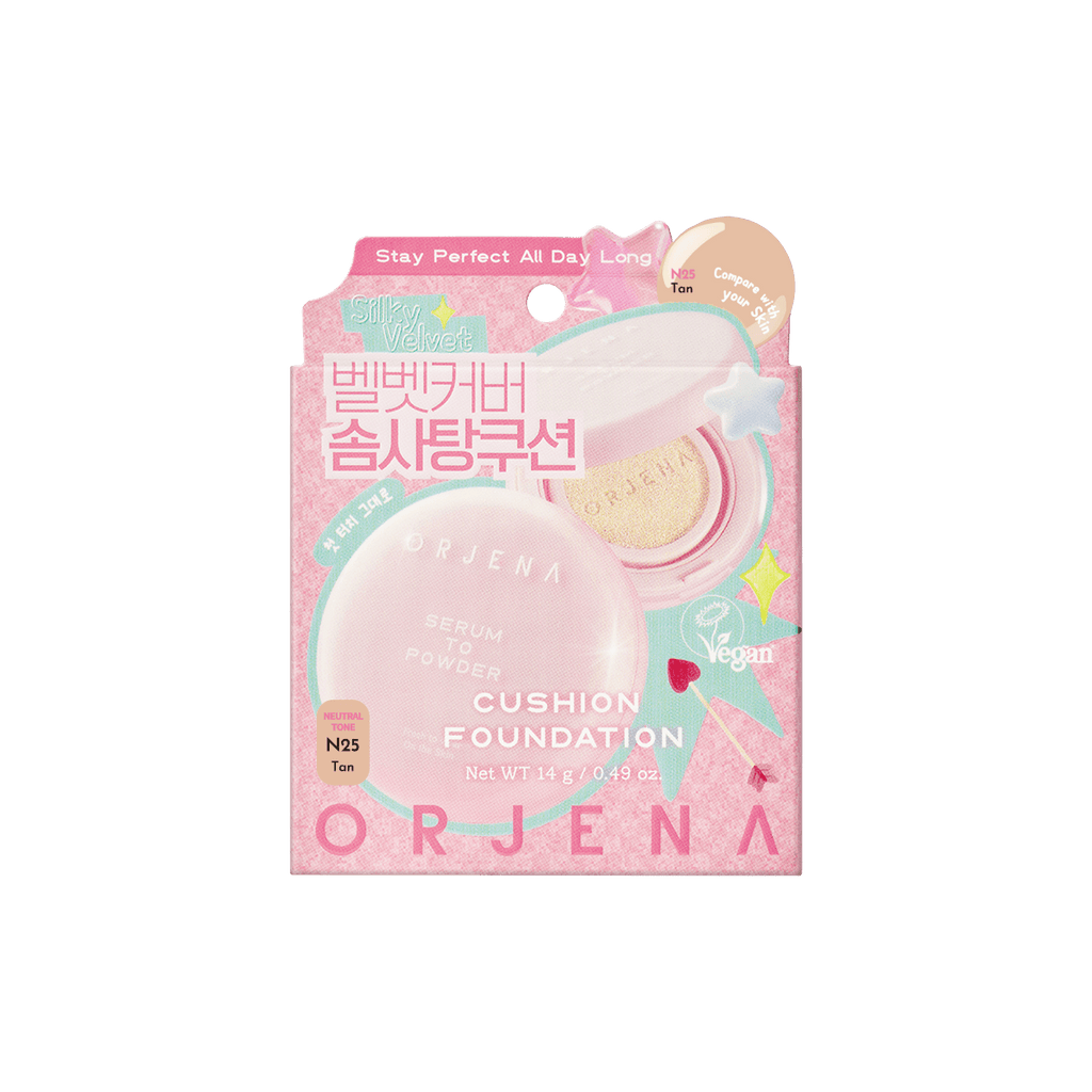 Cushion Serum To Powder N25 Tan SPF50+PA+++ | Orjena