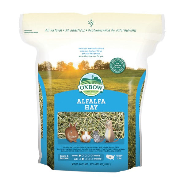 Oxbow Alfalfa Hay - Χόρτο Μικρών Ζώων 1,13kg + Δώρα Αξίας 6,50€ !