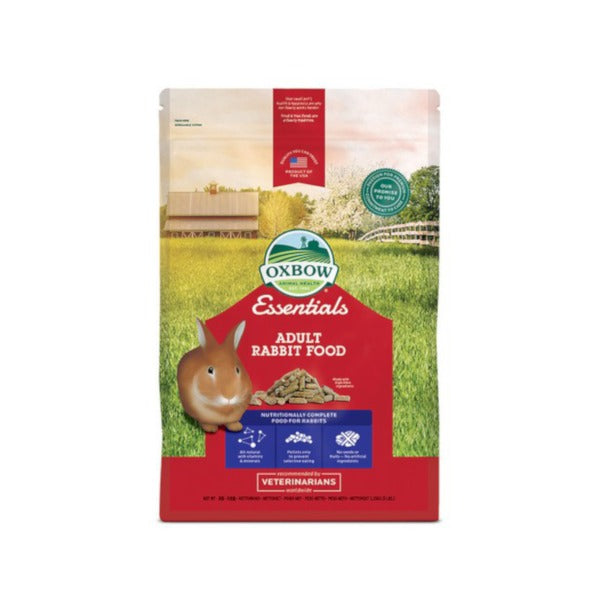 Oxbow Essentials Adult Rabbit Food 2,28Kg + Δώρο Λιχουδιά - Παιχνίδι