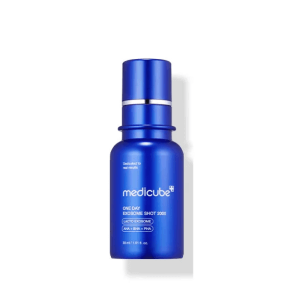 One Day Exosome Shot Pore Ampoule 2000-Serum With Micro-Needles 30ml | MEDICUBE