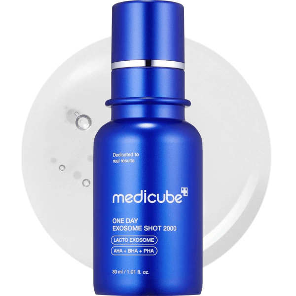 One Day Exosome Shot Pore Ampoule 2000-Serum With Micro-Needles 30ml | MEDICUBE
