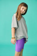 PCP Amaryllis biker shorts παιδικό έντονο μωβ