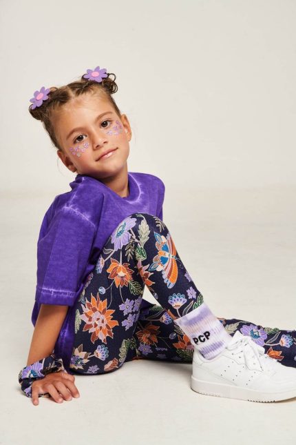 PCP Genesis παιδικό κολάν Εμπριμέ Πεταλούδες Σκούρο Μπλε