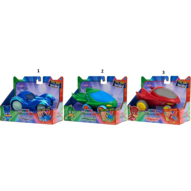 GIOCHI PREZIOSI Pj Masks Πιτζαμοήρωες Όχημα Με Φιγούρα – 3 Σχέδια PJM30000