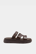 Παντόφλα Noa H-Cut Flatform Καφέ