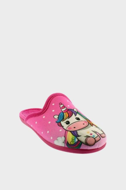 Παντοφλάκια Cindy unicorn κοριτσάκι φούξια