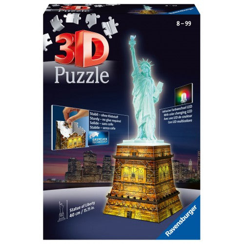 3D PUZZLE NIGHT EDITION 108 ΤΕΜ. ΑΓΑΛΜΑ ΤΗΣ ΕΛΕΥΘΕΡΙΑΣ