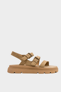 Πέδιλο Nadia Flatform Μπεζ