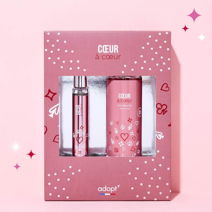 Coeur a Coeur Gift Box Eau De Parfum 30ml - Shower Gel | Adopt